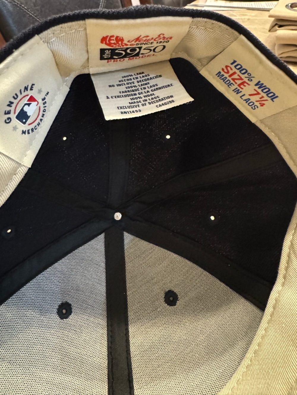 Fear of God Essentials Navy 59FIFTY Fitted 7 1/4 - Picture 12 of 13